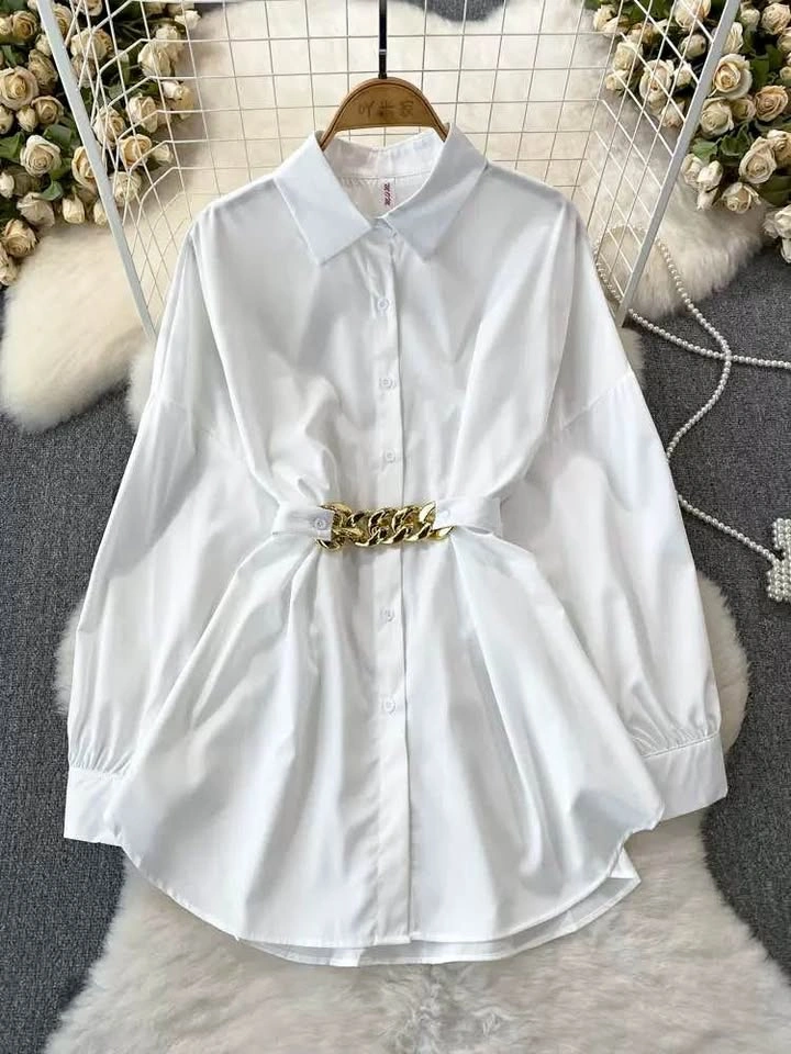 White long shirt