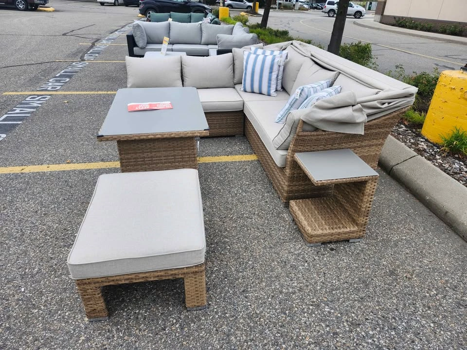 Montego 6-Piece Canopy Outdoor Patio Conversation Set - photo 2