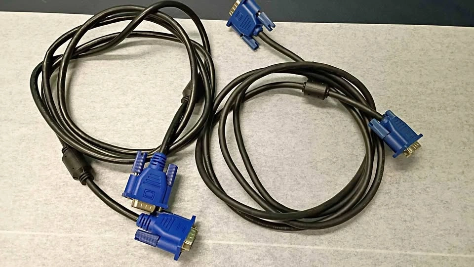 Pair of VGA Monitor Cables