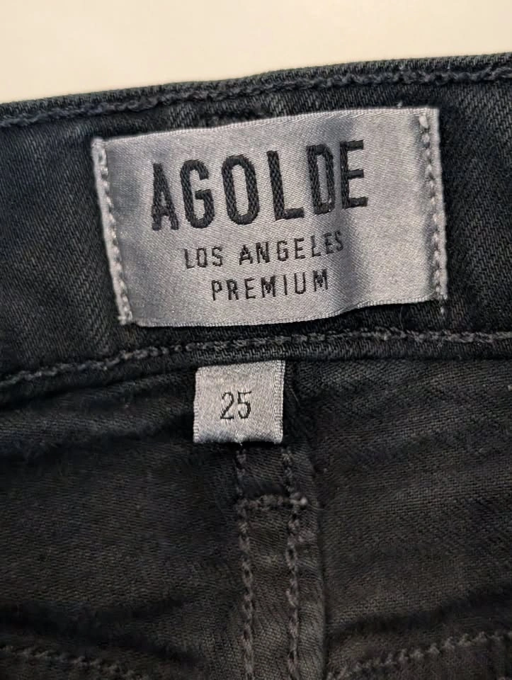 AGOLDE Sophie High Rise Organic Skinny Crop Jeans Size 25 - photo 4