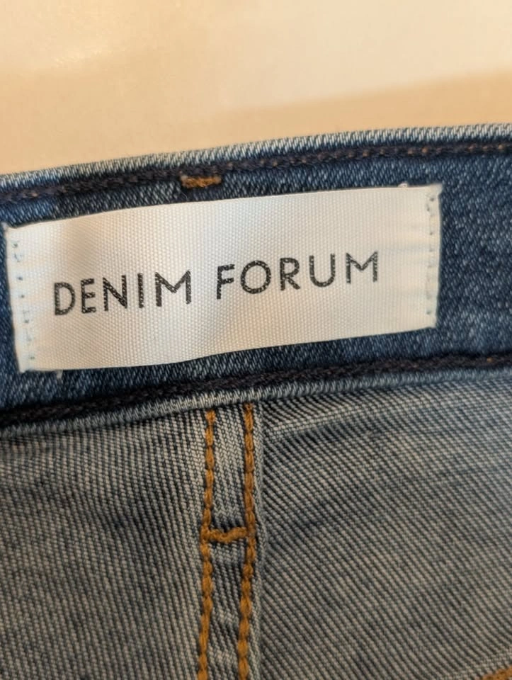 Denim Forum The Lola High Rise Skinny Crop Jeans Size 27 - photo 2