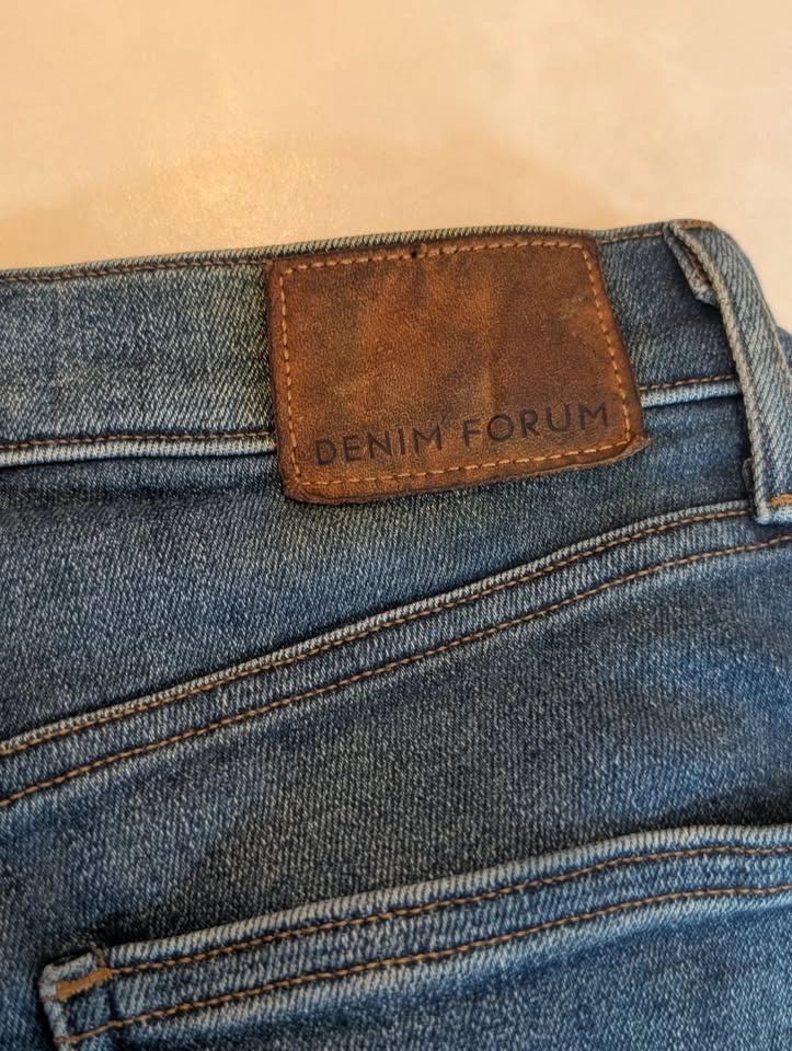Denim Forum The Lola High Rise Skinny Crop Jeans Size 27 - photo 5