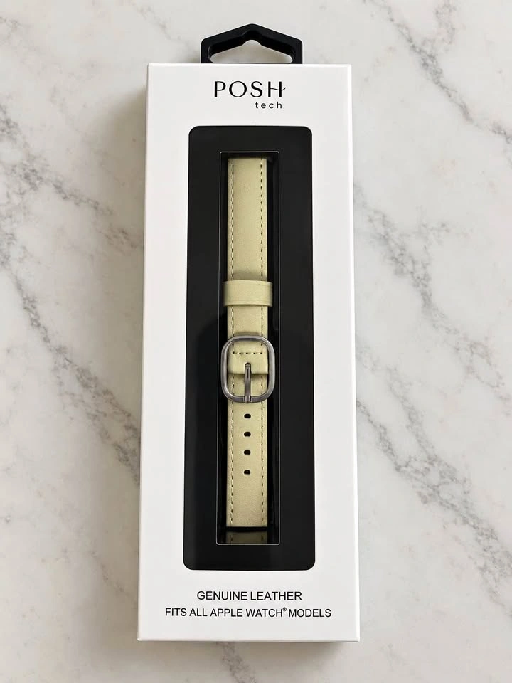 BNIB Posh Tech Genuine Leather Apple Watch Band