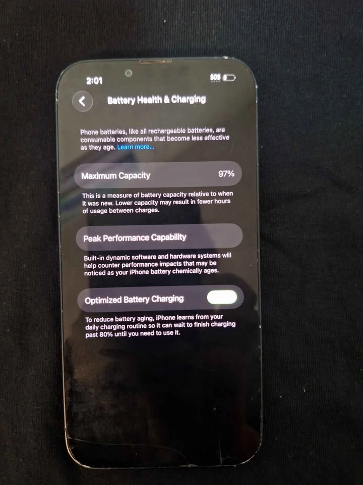 iPhone 13 256GB – 97% Battery – Dark Blue - photo 2