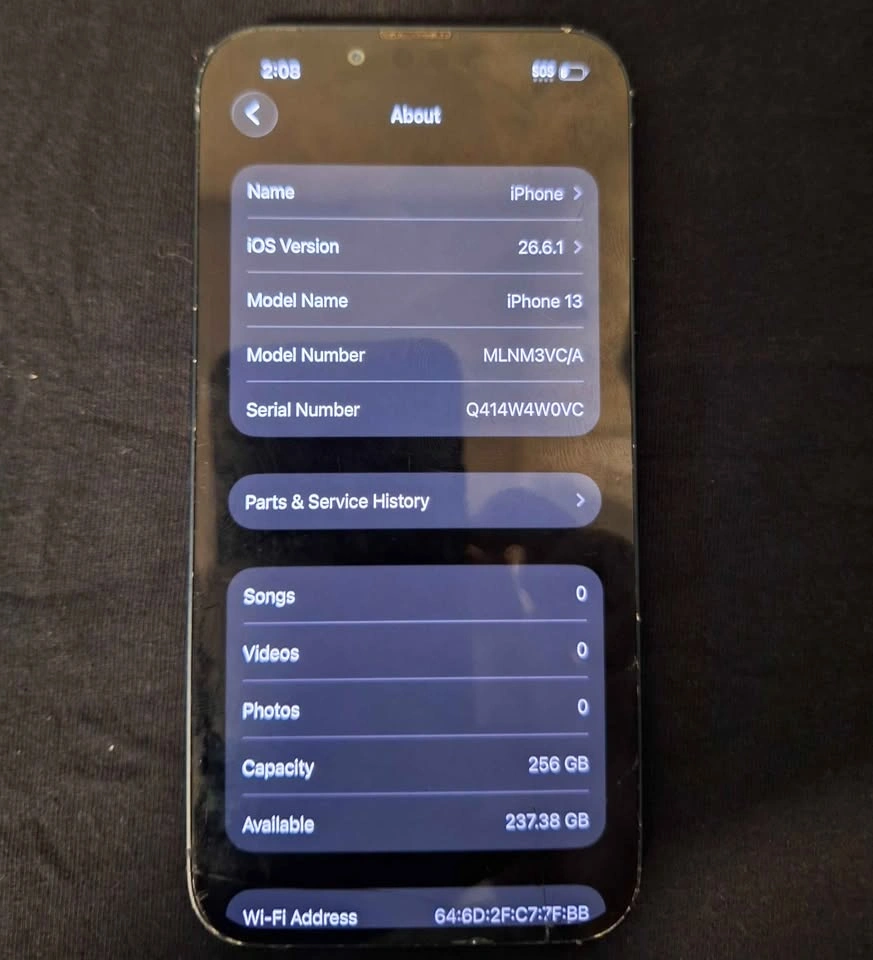 iPhone 13 256GB – 97% Battery – Dark Blue - photo 4