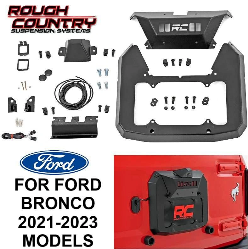 Rough Country Spare Tire Delete Kit for Ford Bronco 2021-2023
