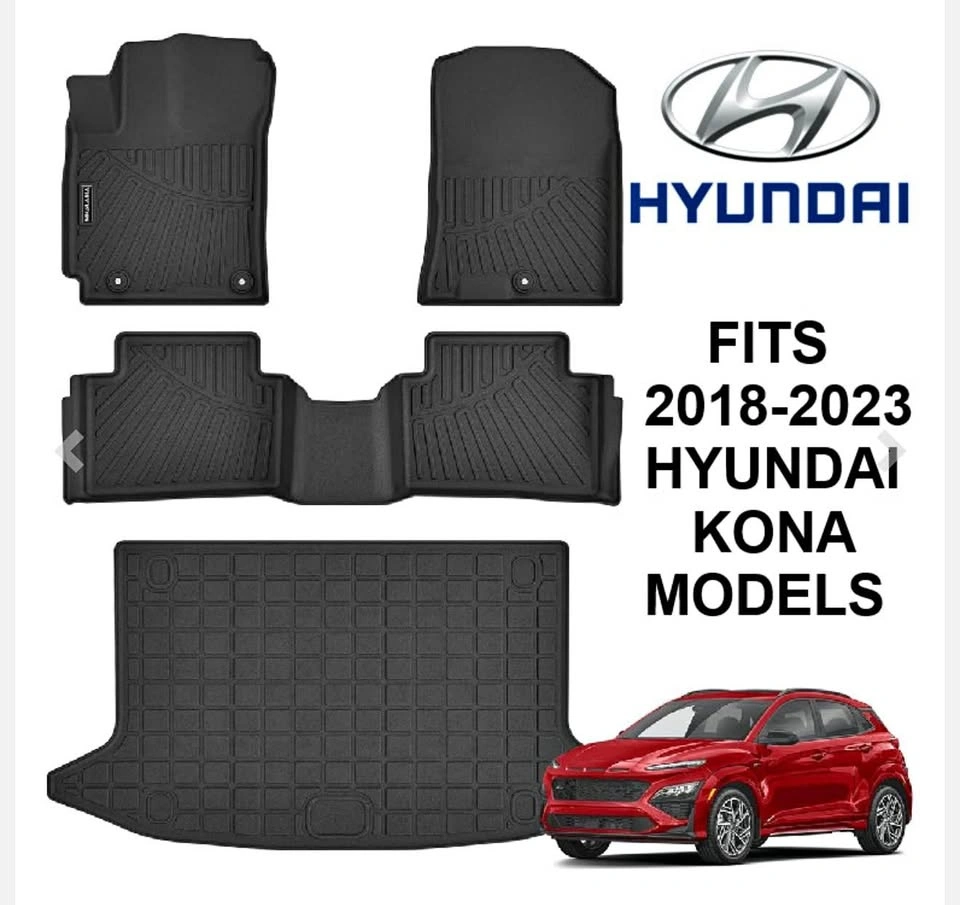 All Weather Floor Mats & Cargo Liner for Hyundai Kona