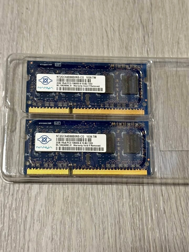 Nanya 4GB (2x2GB) DDR3 1333MHz Laptop RAM
