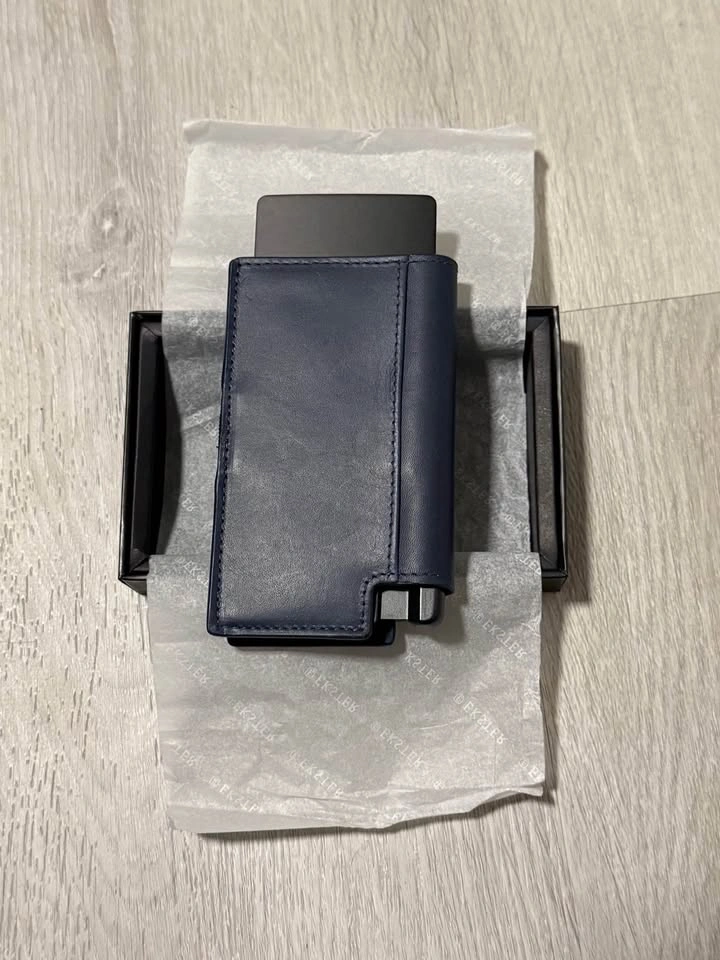 Ekster Parliament Leather Wallet - Navy Blue - photo 2