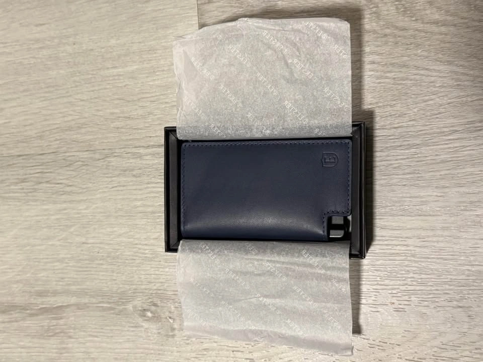 Ekster Parliament Leather Wallet - Navy Blue - photo 3
