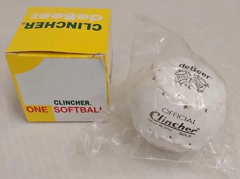 DEBEER Softball 12" - Dozen. NEW Blue Box #1 thumbnail