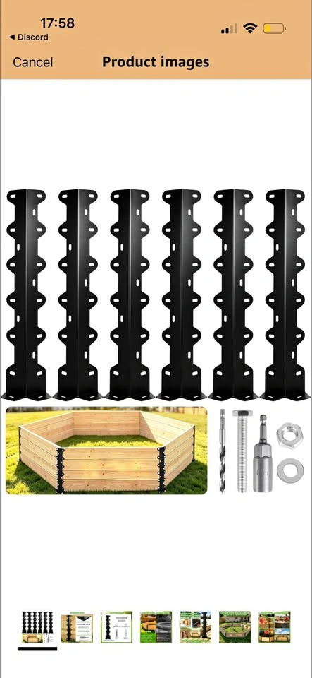 6-Pack Gaga Ball Pit Brackets, Hexagon DIY Playground Connectors