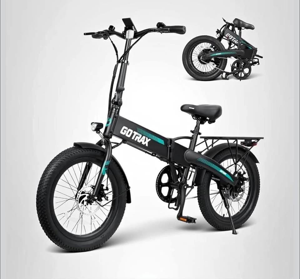 New Gotrax 20" Folding Electric Bike 48V 40Miles 20Mph