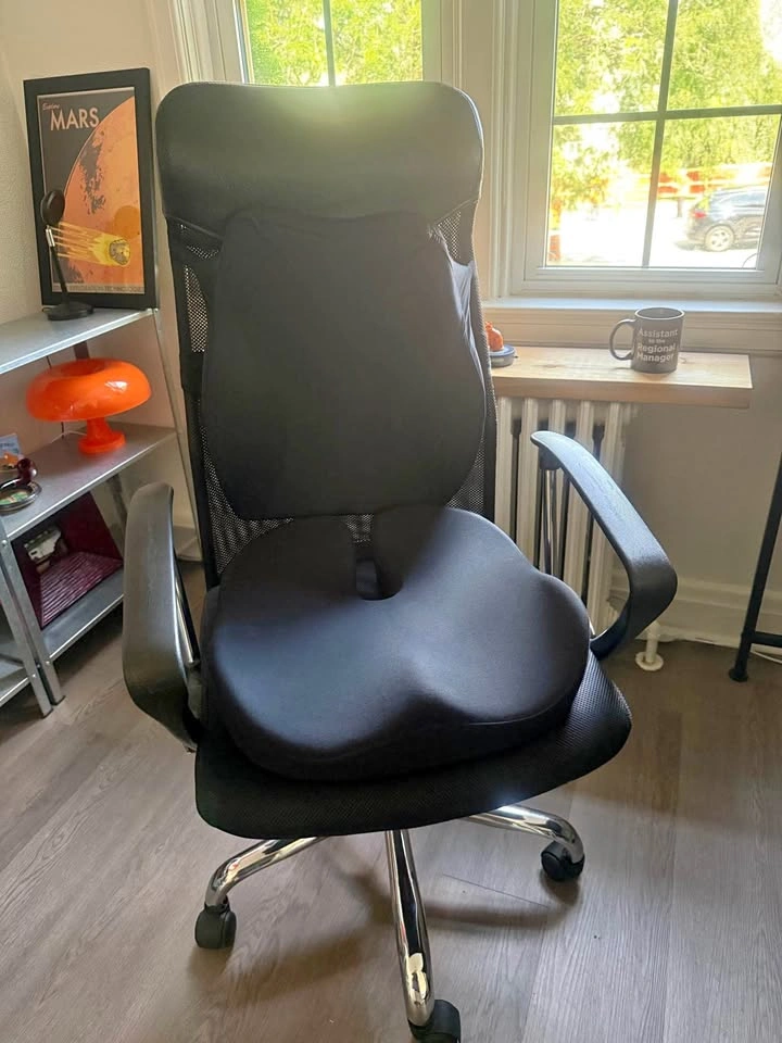Ergonomic High-Back Mesh Office Chair with Cushions