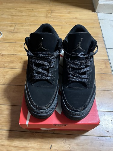 Jordan Air Jordan 3 Black Mid Top Men’s Basketball Sneaker