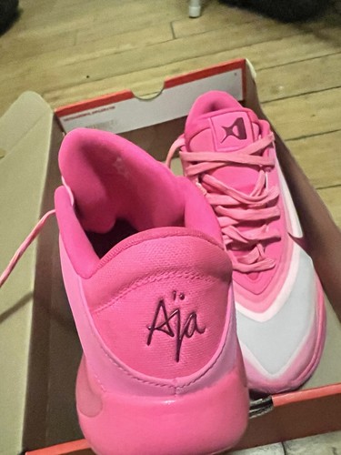 Nike Aja Pink/White Low Top Athletic Sneakers - photo 3
