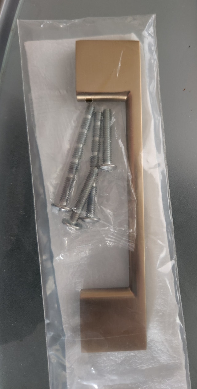 26 BRUSHED GOLD CABINET PULLS 3-3/4 INCH(96MM) - photo 3
