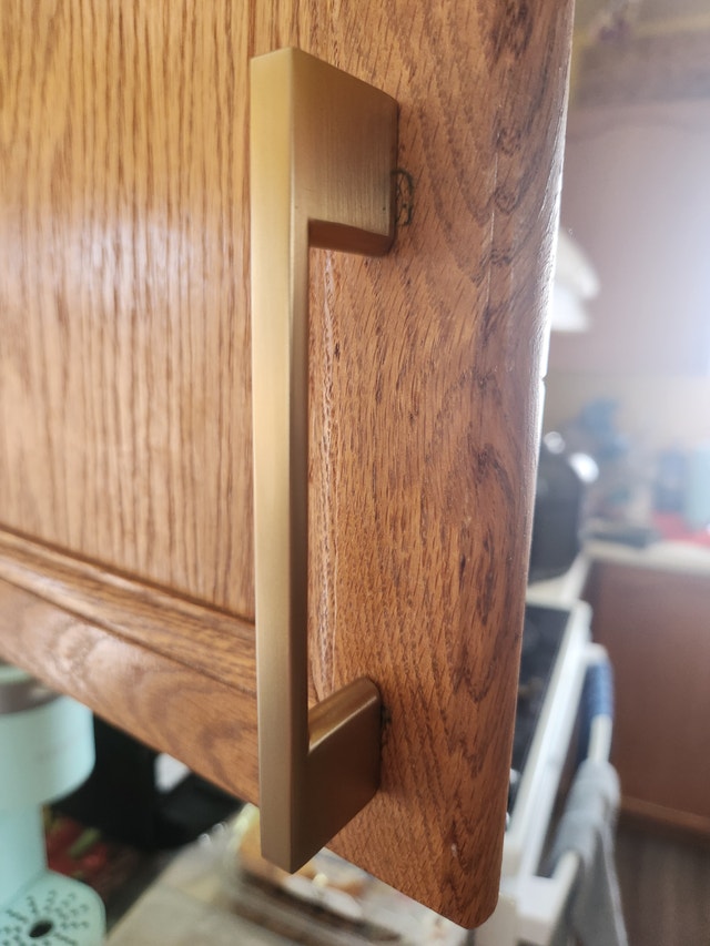 26 BRUSHED GOLD CABINET PULLS 3-3/4 INCH(96MM) - photo 4
