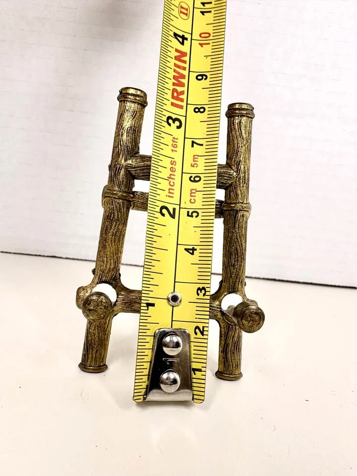 Vintage Gold Faux Bamboo Easel Stand Made in Italy - photo 4