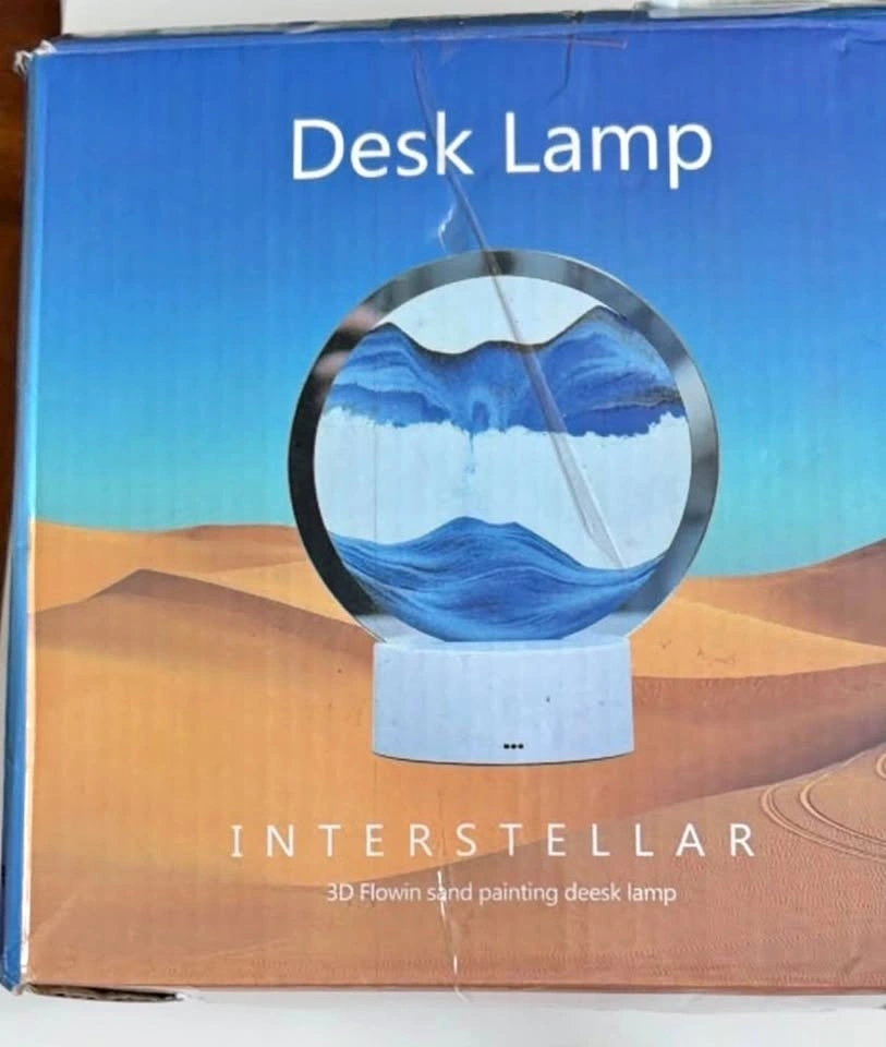3D Moving Sand Art Desk Lamp