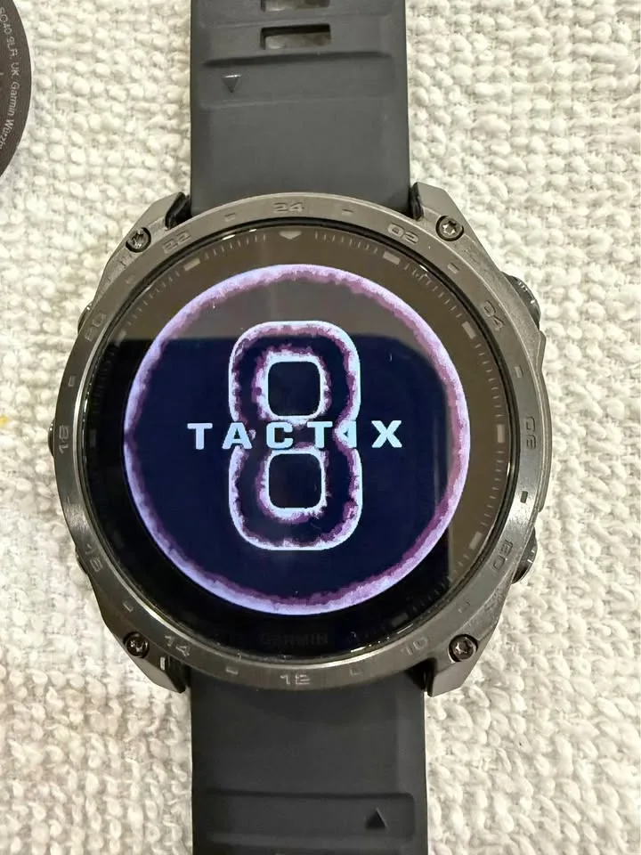 Garmin Tactix 8 51 mm with charger and strap new condition activ thumbnail