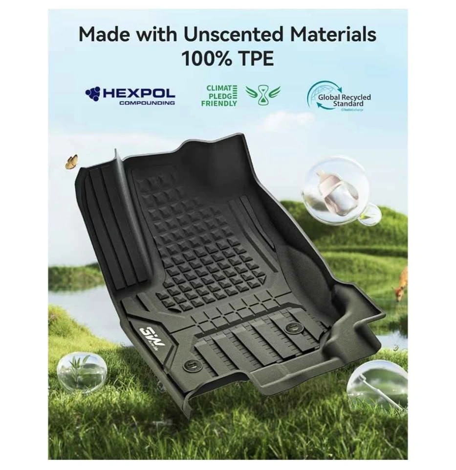 3W Floor Mats for Toyota 4Runner 2025 2026 Hybrid Only - photo 4