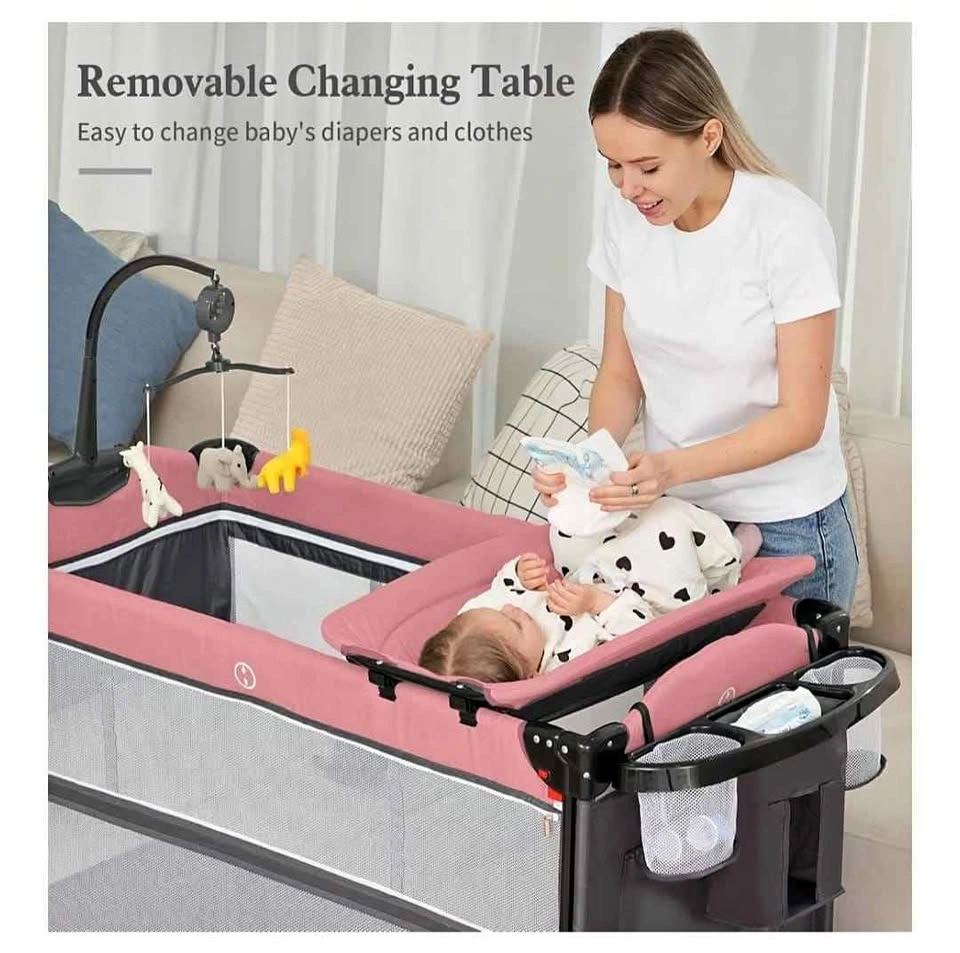 Meichyun 3-in-1 Baby Playard and Crib