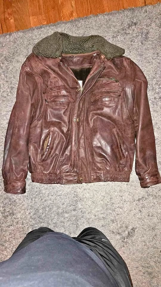 Vintage Baron Mens Genuine Leather Jacket