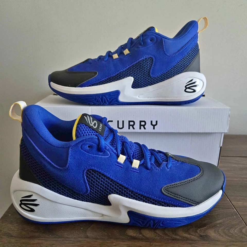 Under Armour Curry 3Z 25 SDE Shoes Men 10.5 Blue White Black