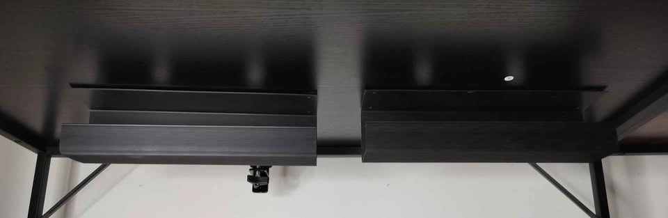 Large Computer/Gaming Desk with Shelves, Monitor Arm - photo 2