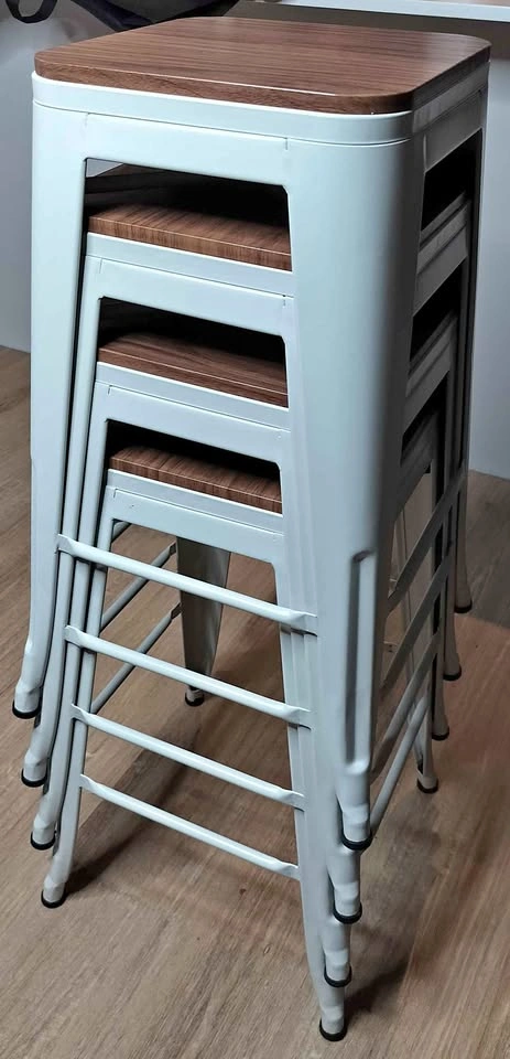 Set of 4 Williston Forge 26" Counter Stools – Stackable – Like N