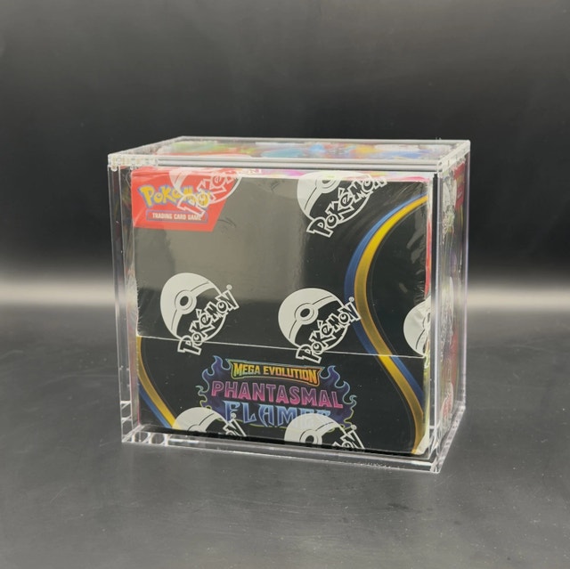 Pokemon Booster Box Display Acrylic Case Magnetic Anti UV - photo 2