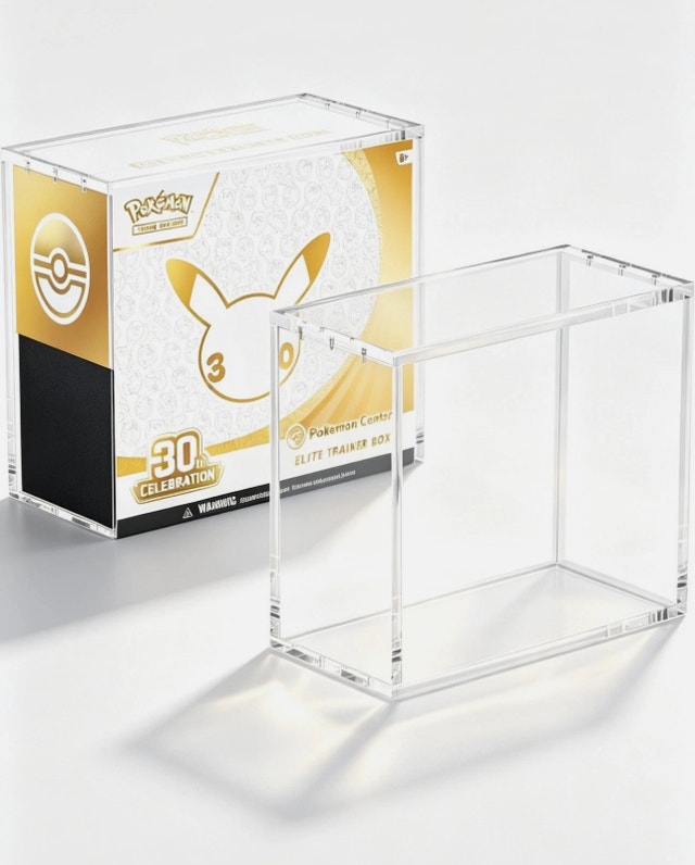 Pokemon ETB Acrylic Display Case Magnetic Lid