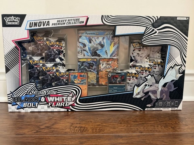 Pokemon Black Bolt White Flare Heavy Hitters Premium Collection