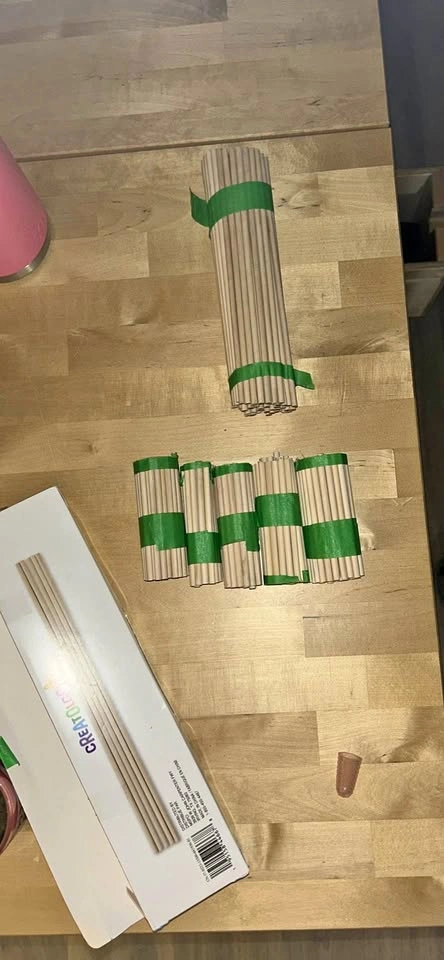 Creatology wooden craft dowels