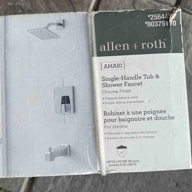 allen + roth Amari Tub and Shower Faucet