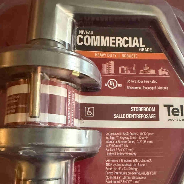 Tell Commercial Grade Storeroom Lever