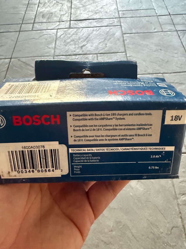 Bosch 18V Battery BAT612 - photo 2