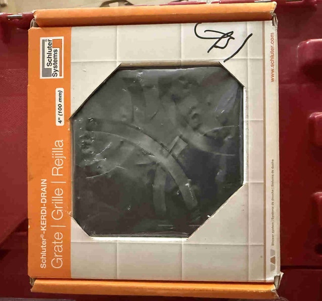 Schluter-KERDI-DRAIN 4 inch Grate
