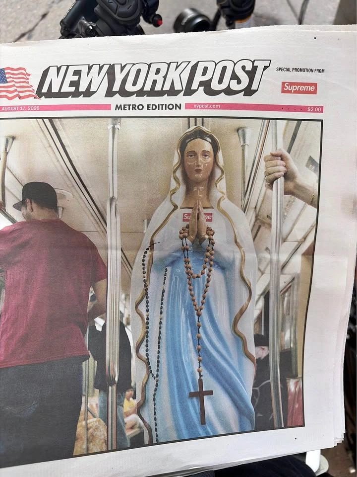 Supreme x New York Post Newspaper 8/17/26 – Limited Edition