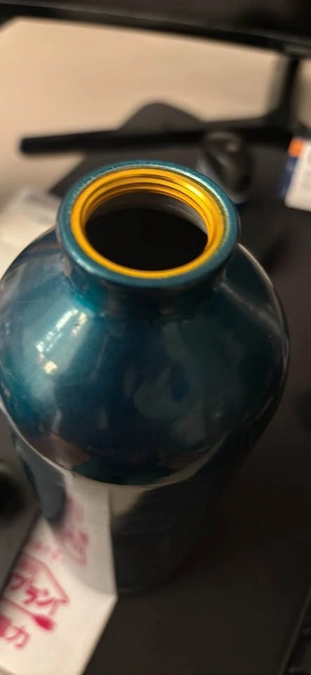 Mountain Warehouse Aluminium Water Bottle 1L Metallic Teal Blue - photo 5