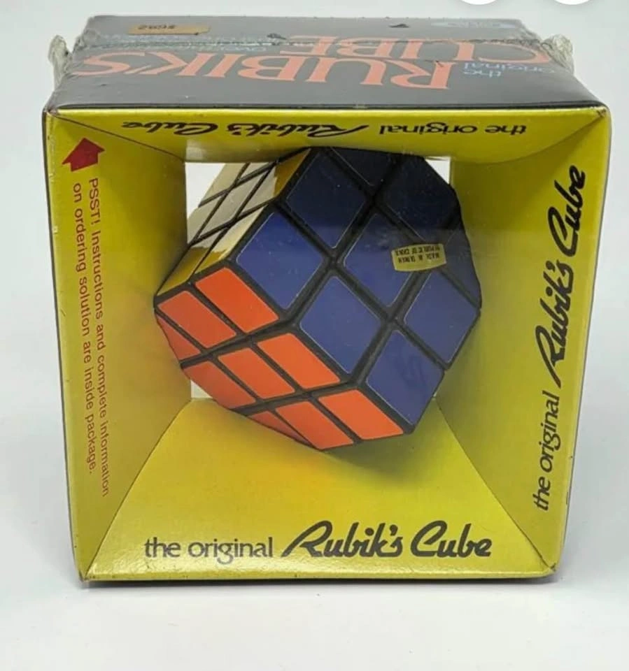 Vintage 1980 Ideal The Original Rubik's Cube Factory Sealed - photo 4