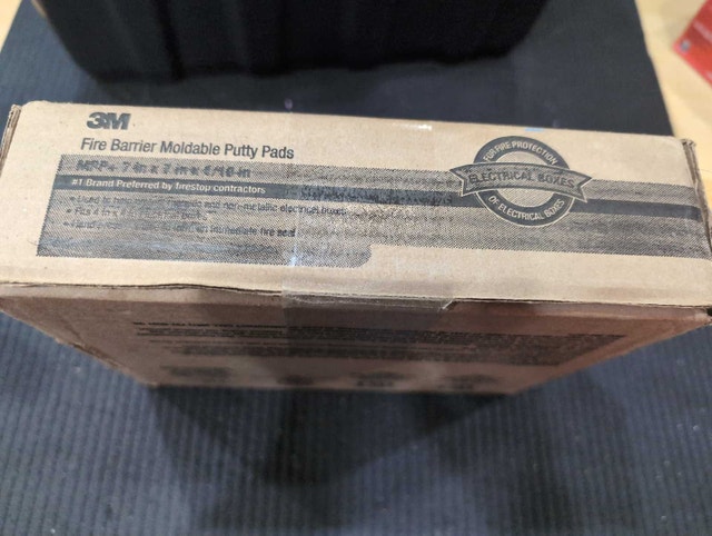 3M Fire Barrier Moldable Putty Pads MPP+ 7" x 7" – Box of 20 - photo 2
