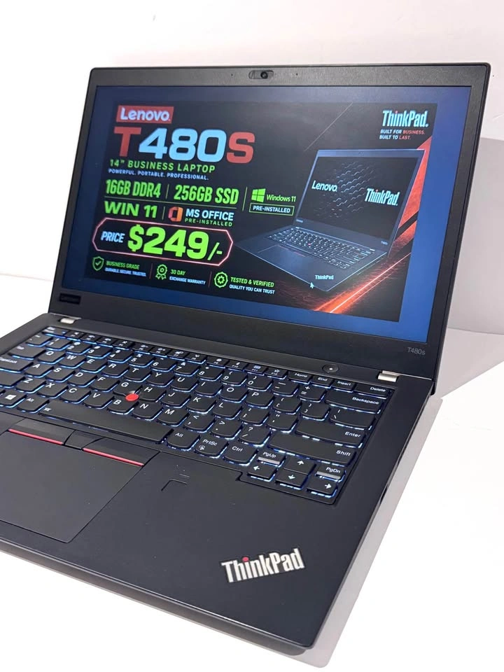 Lenovo T480S I5-8th.16GB/256GB/Win 11 / MS Office Laptops - photo 2