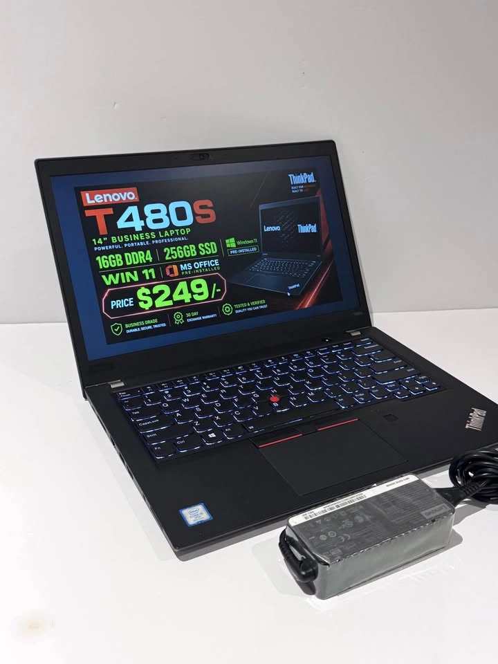 Lenovo T480S I5-8th.16GB/256GB/Win 11 / MS Office Laptops - photo 3