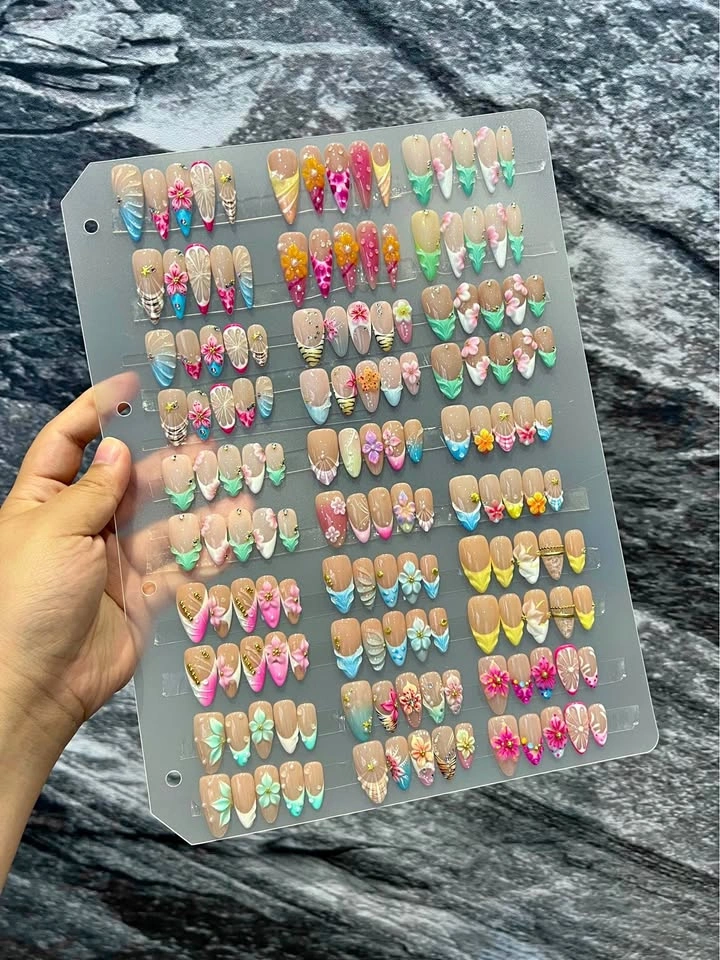 Handmade Press-On Nails 🌸 Summer Floral Collection🌞$30/set
