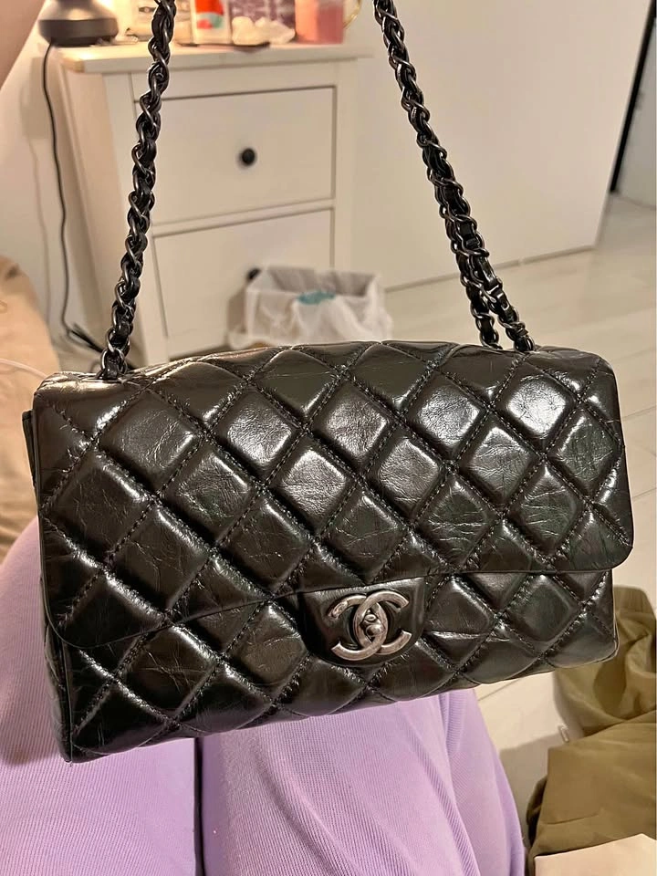 Chanel Classic Flap Bag Limited Edition Oil Wax