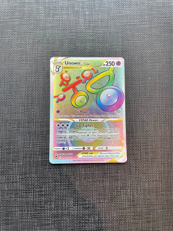 Unown 199/195 VSTAR Rainbow