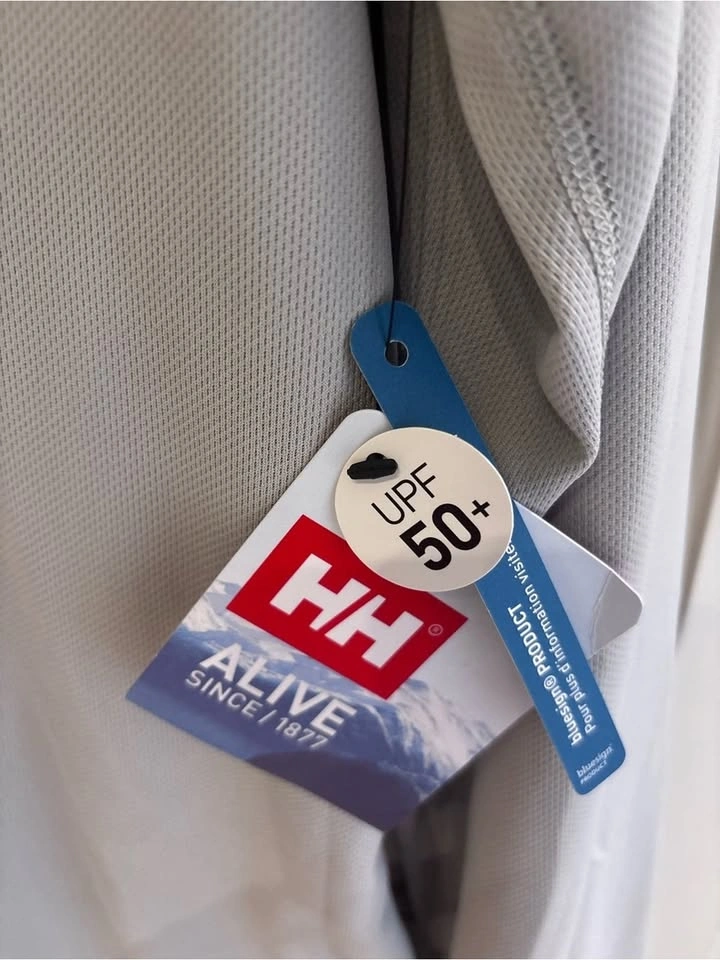 Helly Hansen Men’s Light Gray Long-Sleeve Performance Shirt XXL - photo 3