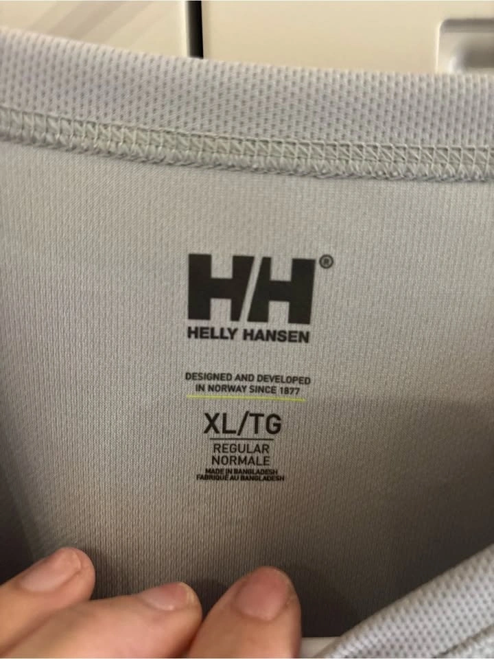 Helly Hansen Men’s Light Gray Long-Sleeve Performance Shirt XXL - photo 4